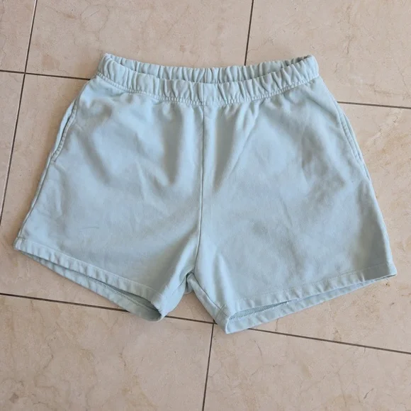 Daily Drills OVERSIZED Sweatshirts & SWEATSHORTS Set, Surf, xs/small, NEW - Picture 6 of 7